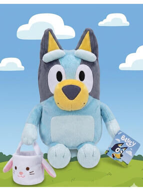 Bluey Easter Plush with Bunny Basket